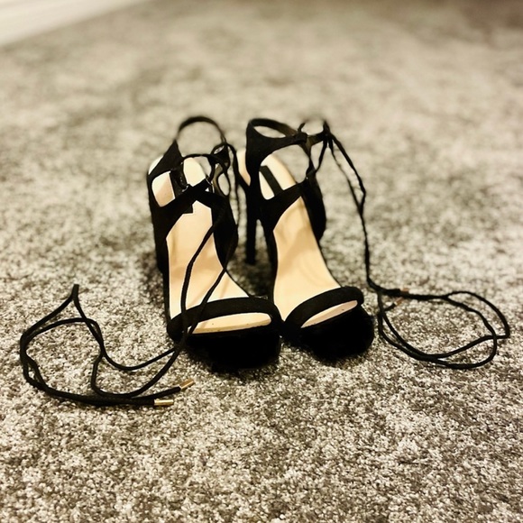 Forever 21 Wraparound Stiletto Heels - Picture 2 of 7